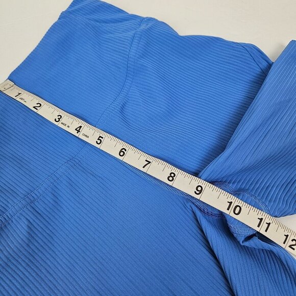 Lululemon Base Pace High-Rise Short 8" Ribbed Nulux Blue Nile 4 - Picture 9 of 10